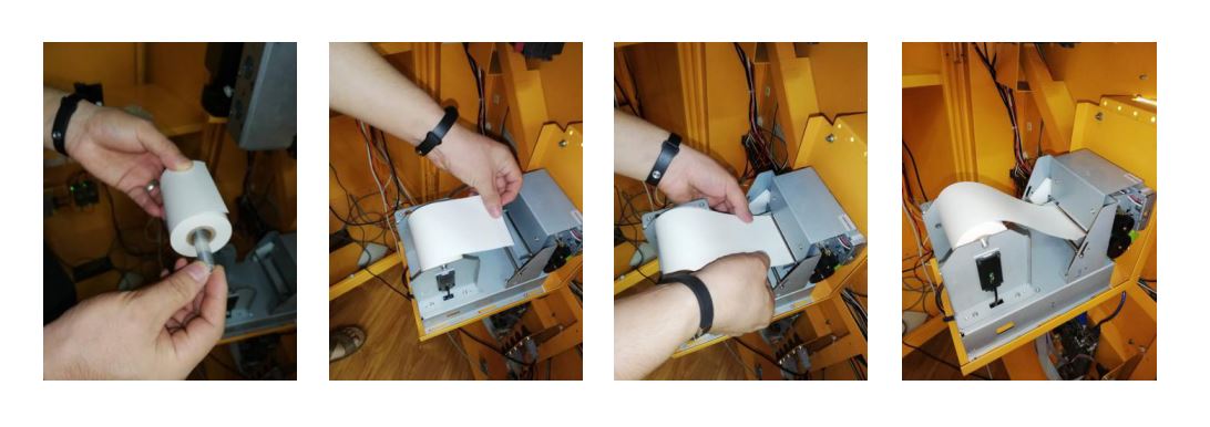paper roller for receipt