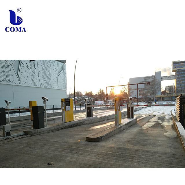 LPR ticket dispenser parking system