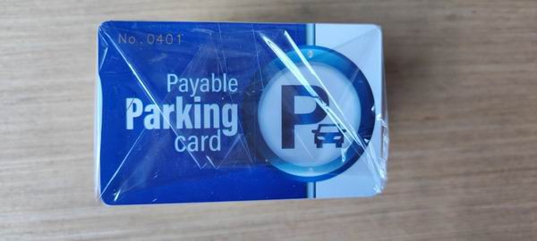 Parking card Parking card