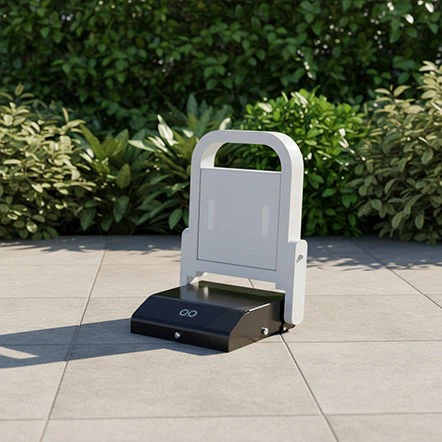 Automatic Smart Parking Barrier Lock With Solar Power IoT IP58 Protection 5000kg Load Capacity For Parking Space suppliers