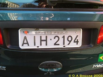 Brazil License Plate System Is Approved