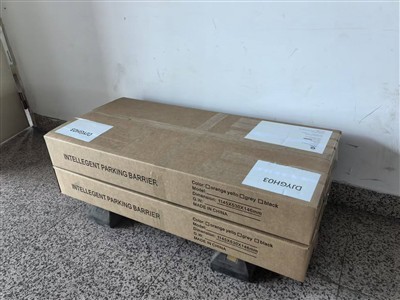 Solar Parking Flap Lock Samples For USA Customer Are Shipped By Air Today