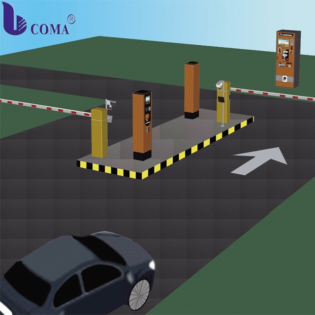 Parking system with auto pay station