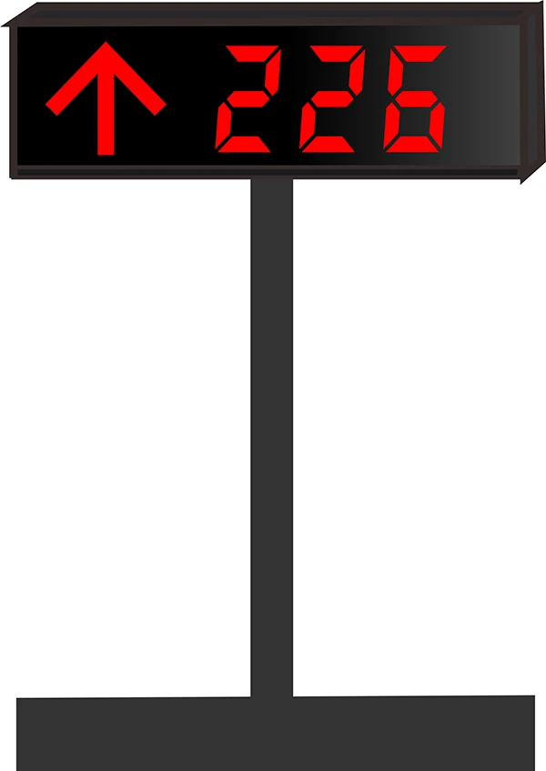 Outdoor wired guide screen Outdoor wired guide screen