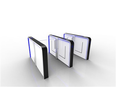 Dual Lanes Swing Barrier Turnstile