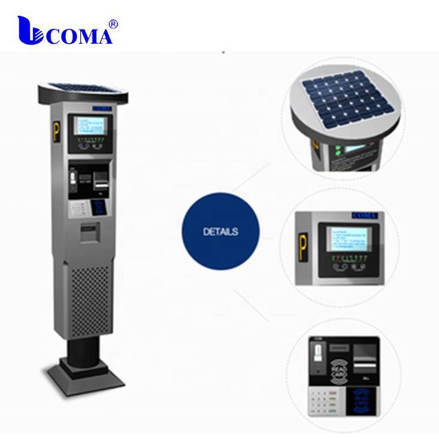 Multi Service Solar Parking Meter Car Parking Machine Management System