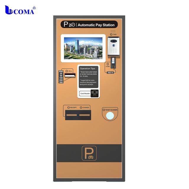 Automatic Car Parking System Bill Coin Accepted Parking Payment Machine