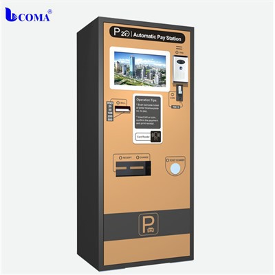 COMA Parking Payment Machine For Shopping Mall Also Airport And Railway Parking